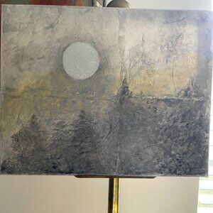 Original Artwork Titled "Silvery Moon"